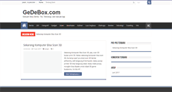 Desktop Screenshot of gedebox.com