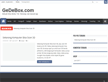 Tablet Screenshot of gedebox.com